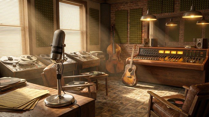Vintage Studio W Mic 1
